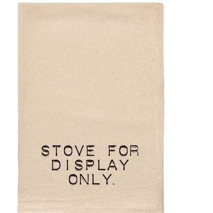 Natural Tea Towel Plain Funny Display Only IA