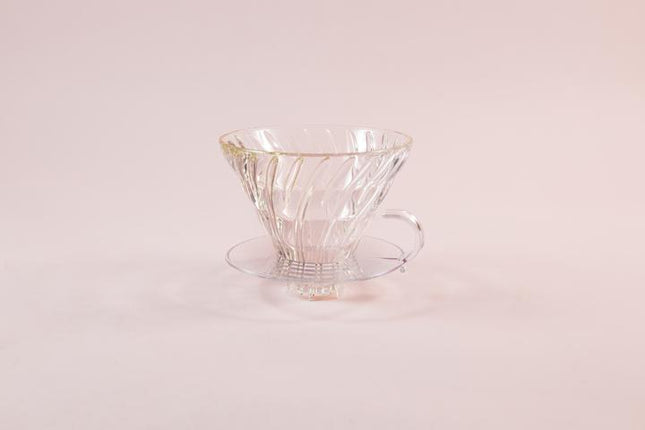 Hario V60 Glass Coffee Dripper, 02 Clear
