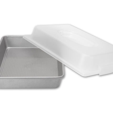Rectangular Cake Pan With Lid 13x9