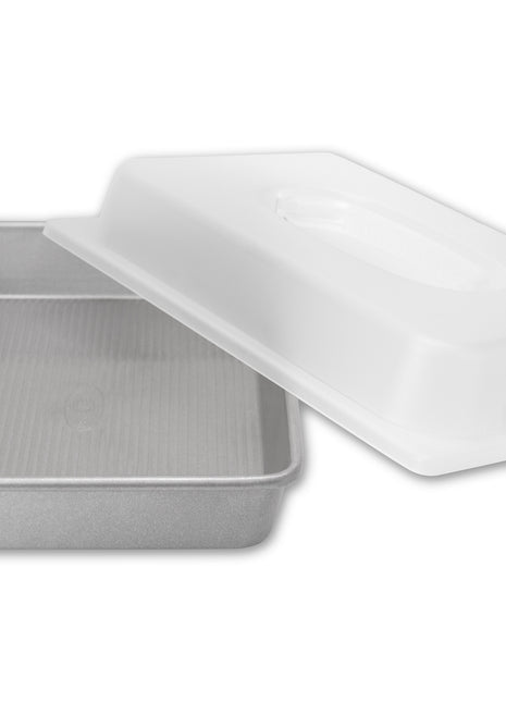 Rectangular Cake Pan With Lid 13x9