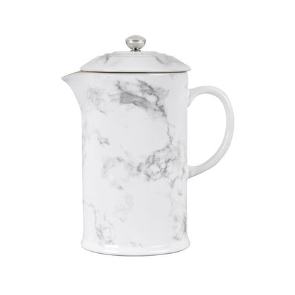 White Marble French Press DC