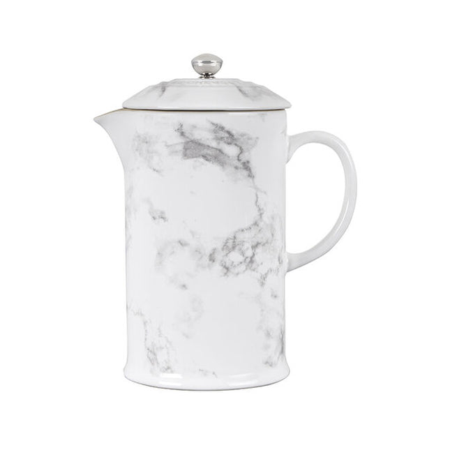 White Marble French Press DC