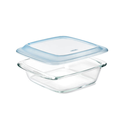Glass Baking Dish w/ Lid 2 qt DC