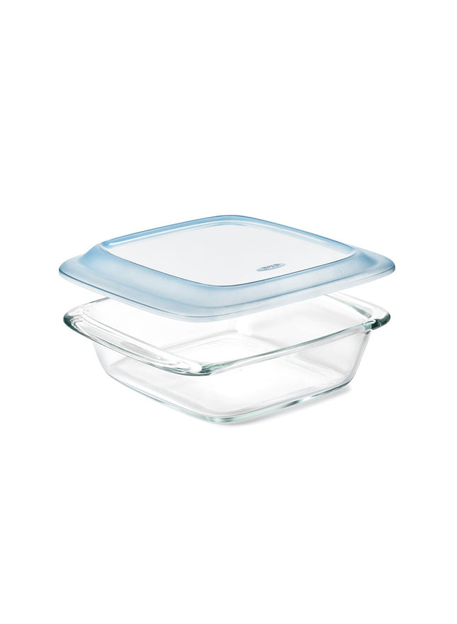 Glass Baking Dish w/ Lid 2 qt DC