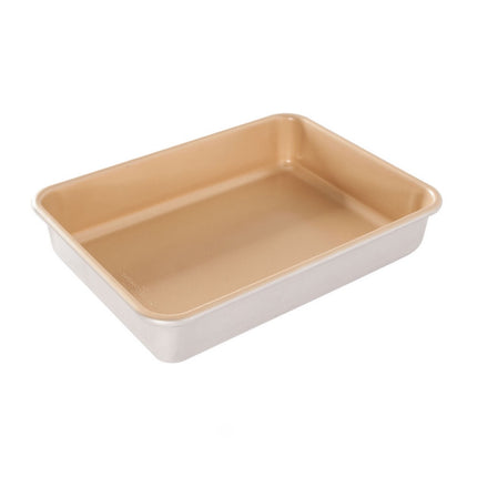 Gold Nonstick Rectangular Cake Pan 9x13