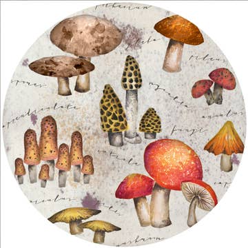 Mystical Mushroom 8in Trivet