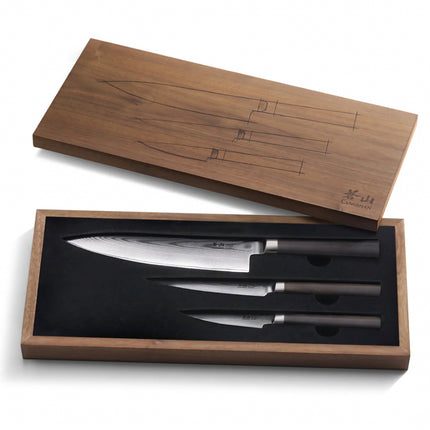 Haku 3pc Starter Set w/ Walnut Box