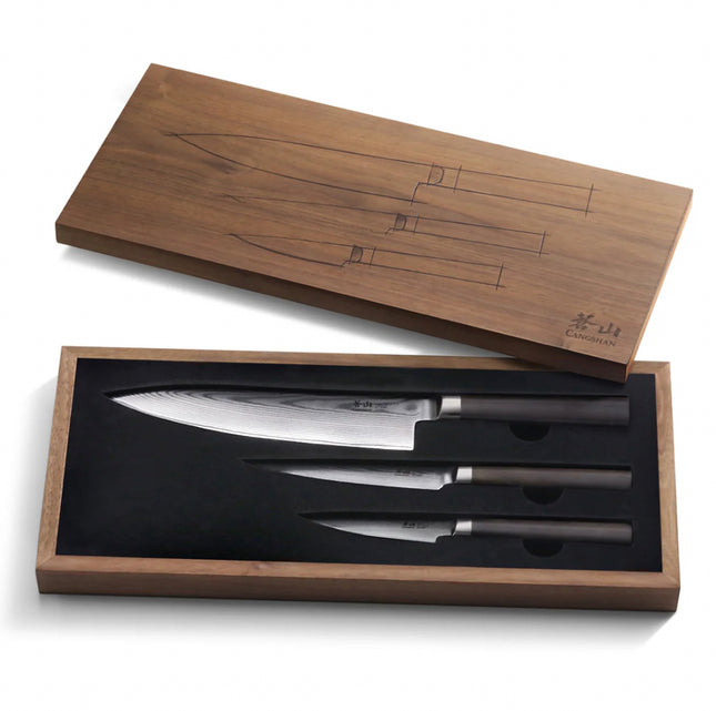 Haku 3pc Starter Set w/ Walnut Box