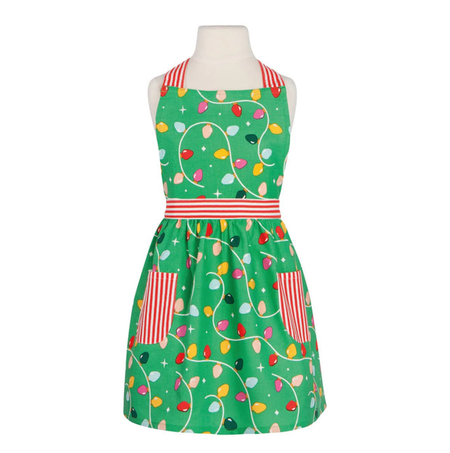 Minnie Kid Apron Holiday Glow