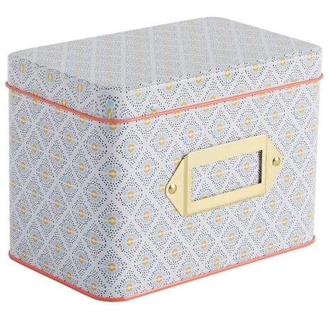 Tin Recipe Box