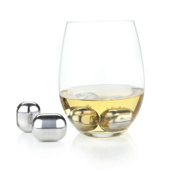 StainleSS Steel Wine Chilling Globes