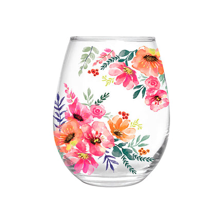 Pastels Of Nature StemleSS Glass IA