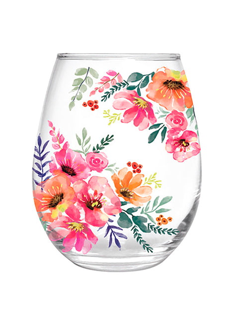 Pastels Of Nature StemleSS Glass IA