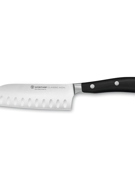 Wusthof Ikon Santoku Knife Hollow Edge 5 in