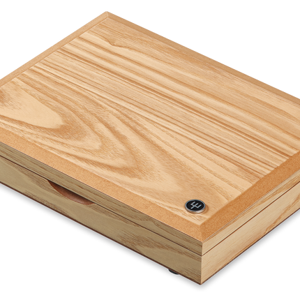 Stainless Steel Steak Set Olivewood 8 Pc