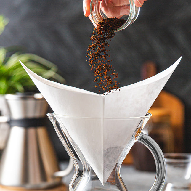 Prefolded Square Filters Natural 100 Pk