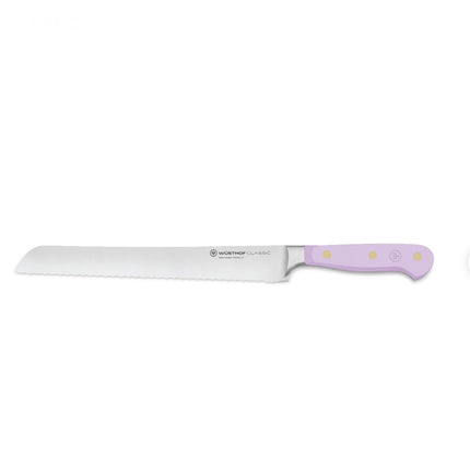 Classic Color Double Serrated Bread, Knife Purple Yam IA, 9 in
