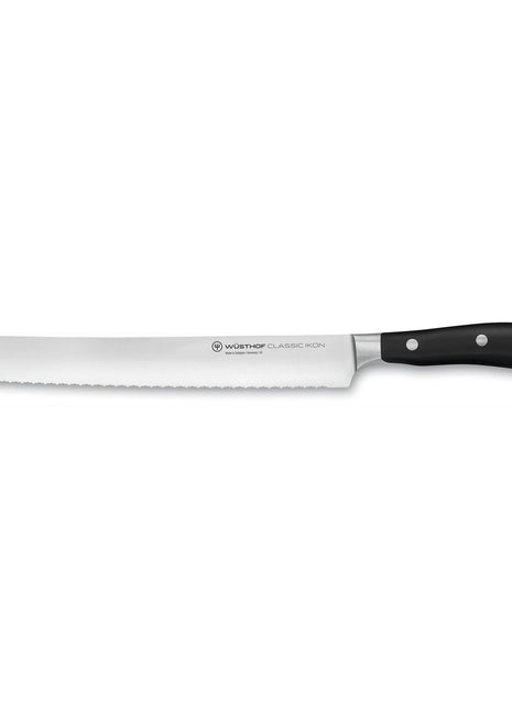 Ikon Double Serrated Bread Knife 9 in