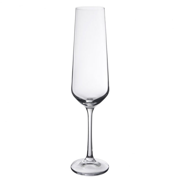Gala Champagne Flute Glasses Set Of 4 7 oz IA