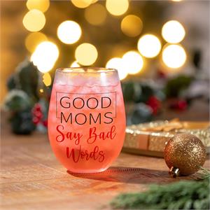 Stemless Wine Glass Good Moms