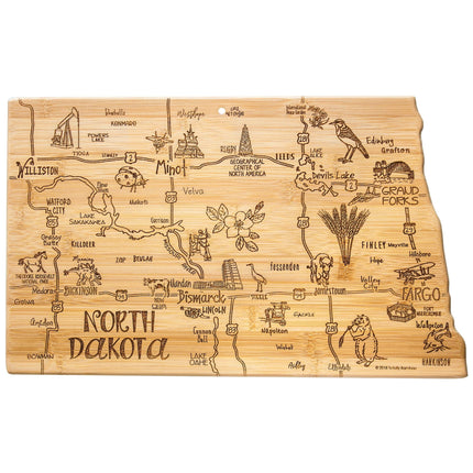 Destination North Dakota Cutting Board