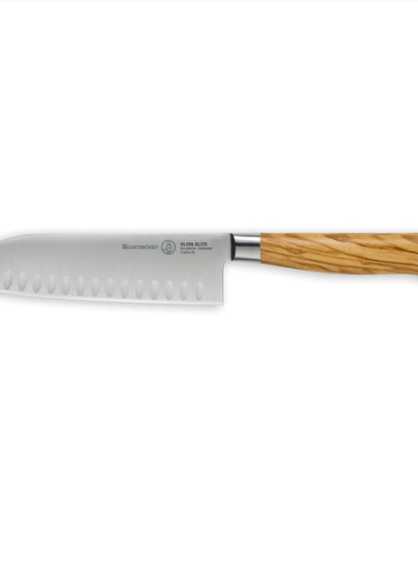 Oliva Elite Kullenschliff Santoku, Knife , 7 in