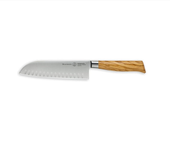 Oliva Elite Kullenschliff Santoku, Knife , 7 in