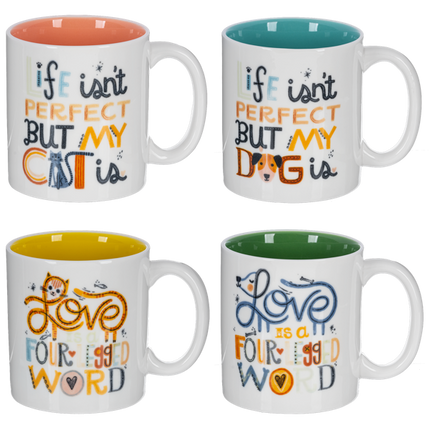 Dog/Cat Message Mug