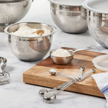 5-Piece Measuring Spoon Set Silver