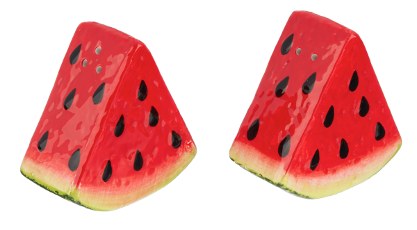 Watermelon Salt and Pepper Shaker Set - 2pc