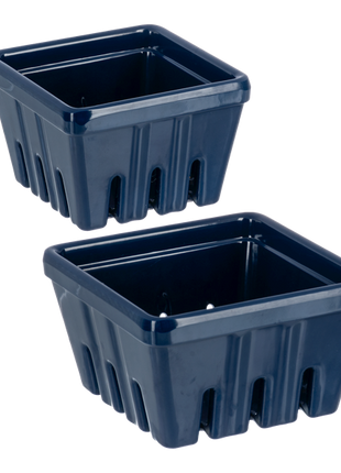 Nested Dark Blue Berry Containers (2 pc. set)
