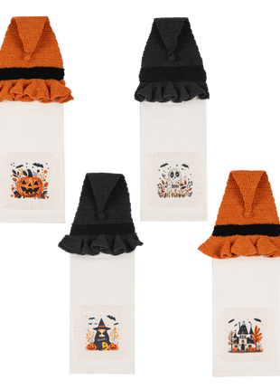 Crochet Halloween Icon Tea Towel