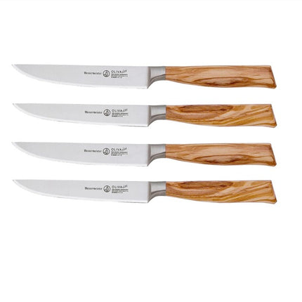 Oliva Elite Fine Edge Steak, Knife Set/4