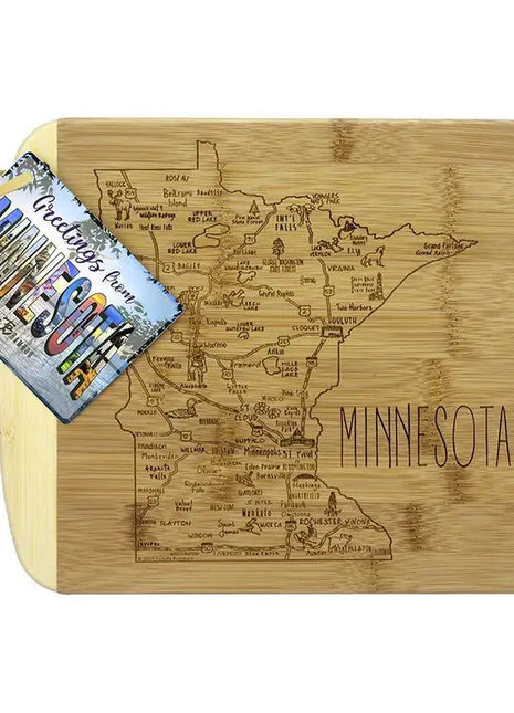 A Slice Of Life Minnesota Cutting Board