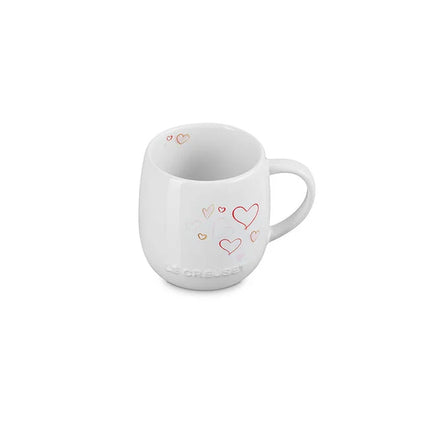Heritage Mug 13 oz Mon Coeur Hearts White