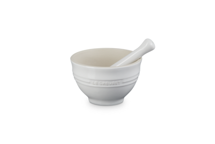 Mortar & Pestle 10 Oz White