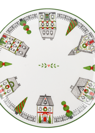 Holiday House Charger Plate