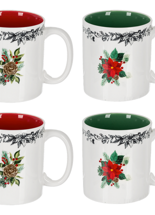 Winter Botanical Mug