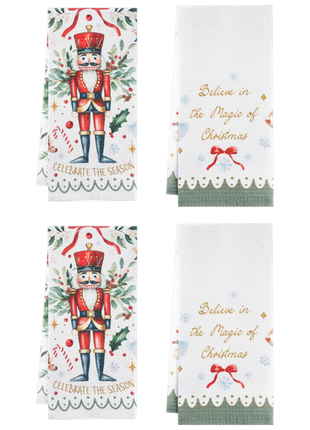 Nutcracker Fantasy Waffle Tea Towel