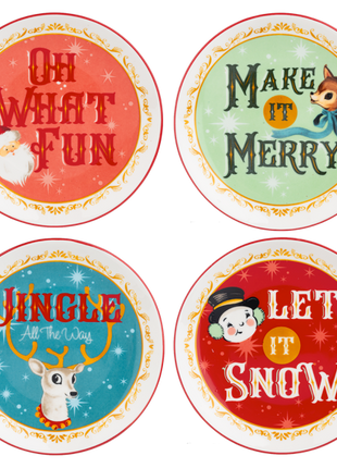 Holiday Icon Snack Plate