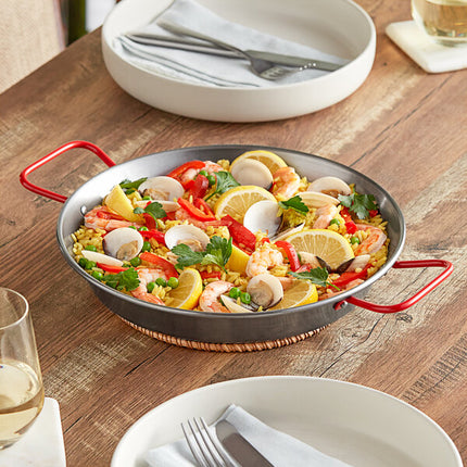 11 Polished Carbon Steel Paella Pan