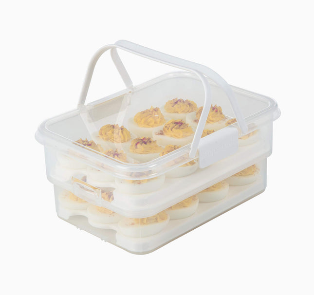 Collapsible Deviled Egg Carrier