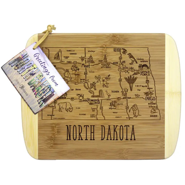 A Slice Of Life North Dakota Cutting Board