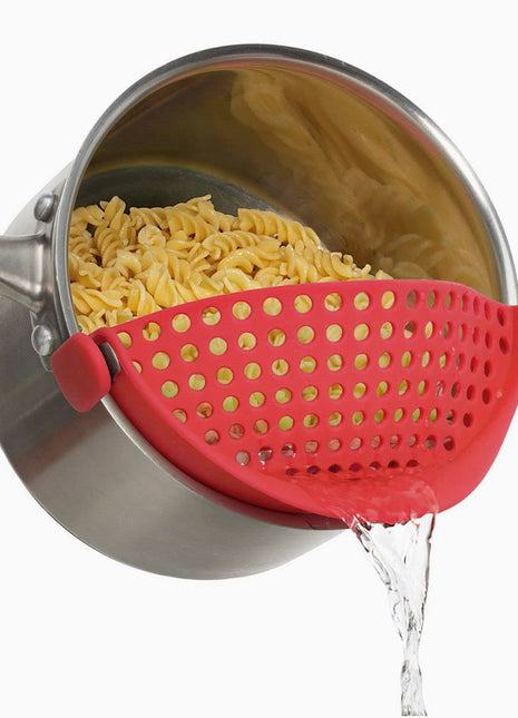 Silicone Clipon Pot Strainer 9x3.8