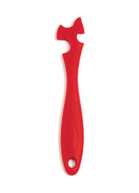 Silicone Oven Rack Push Pull Red