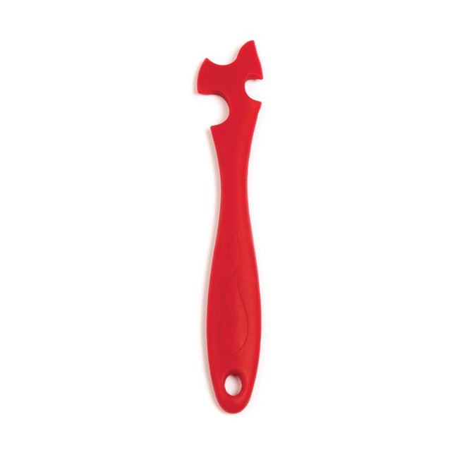 Silicone Oven Rack Push Pull Red