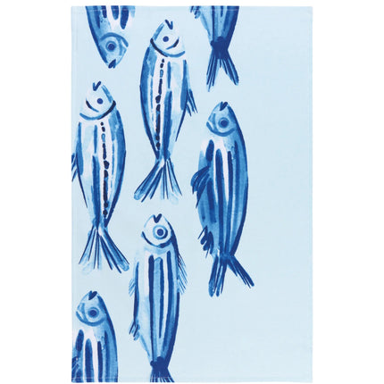 Printed Terry Dishtowel Aveiro Fish