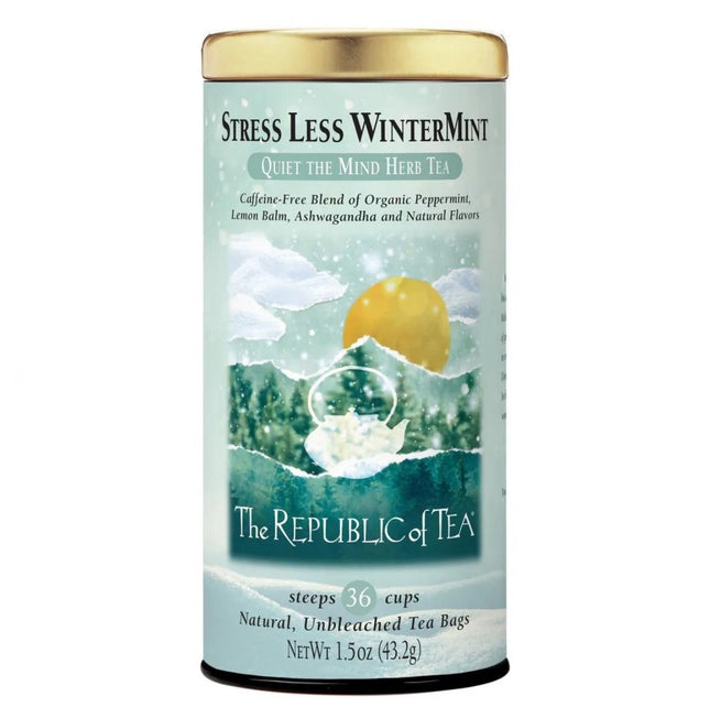 Republic of Tea Seasonal Tea Stress Less Wintermint