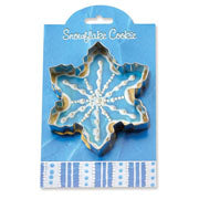 Carded Winter Holiday Cookie Cutter Snowflake