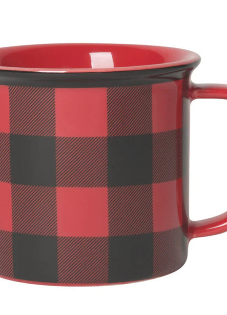 Now Designs Heritage Mug 12 oz Stoneware Buffalo Check